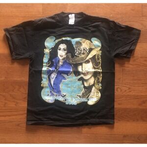 VINTAGE Cher Living Proof The Farewell Tour 2003 T Shirt Black Size Large Unisex